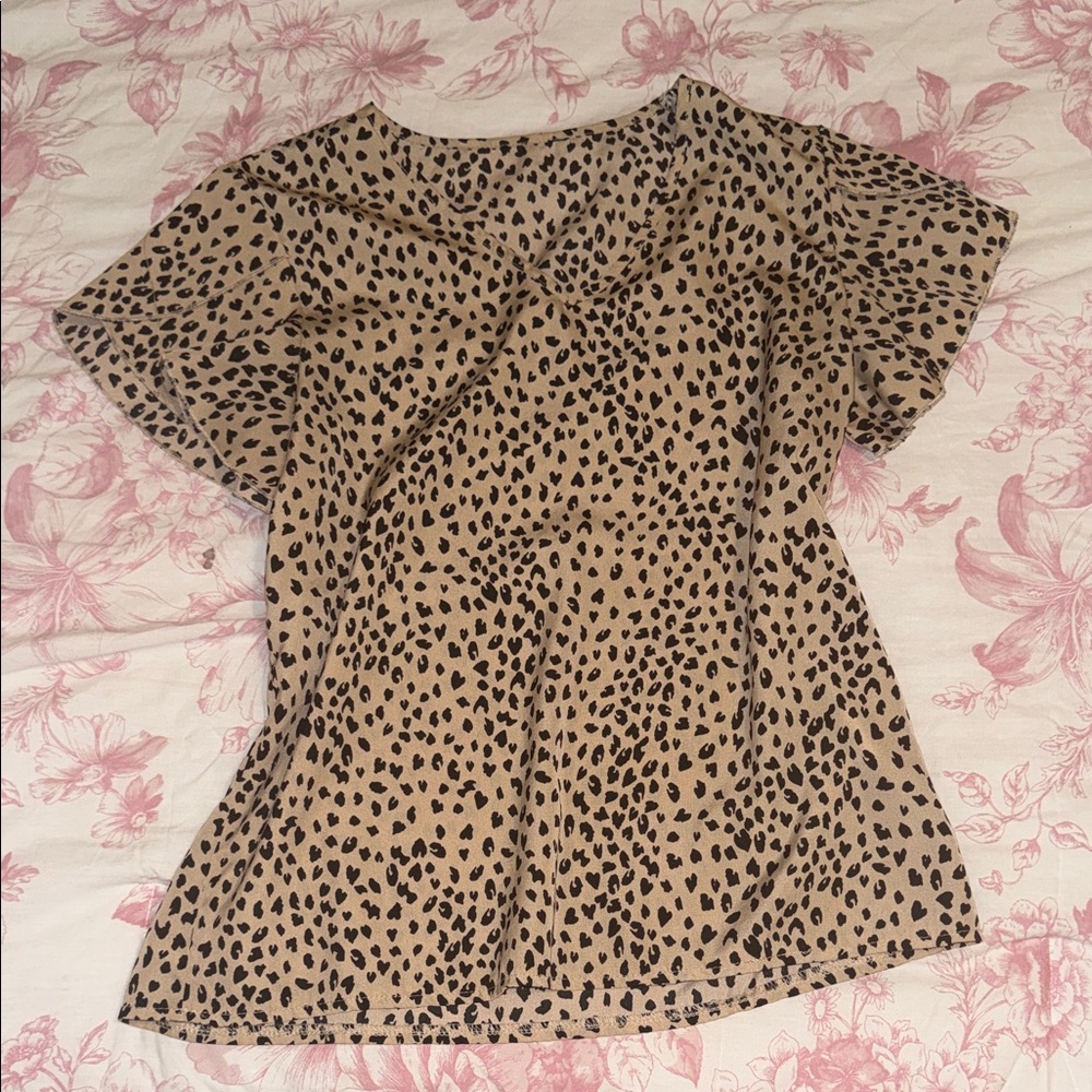Leopard Print Women's Top